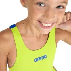 Arena GIRL'S TEAM SWIMSUIT SWIM TECH SOLID -TURBO Soldes Magasin 004764 680 girls team swimsuit swim tech solid 004