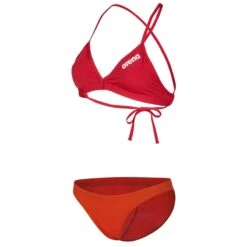 Arena W TEAM SOLID TIE BACK - Rouge