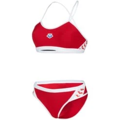 Arena ICONS BIKINI CROSS BACK - Rouge