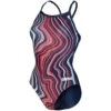 Arena W SWIMSUIT LIGHTDROP BACK MARBLED - FEMME