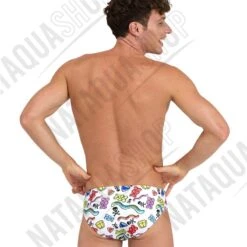 M ARENA CRAZY GUMMY BRIEF - HOMME -TURBO Soldes Magasin 006386 105 mens arena crazy gummy brief 002