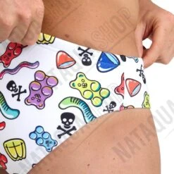 M ARENA CRAZY GUMMY BRIEF - HOMME -TURBO Soldes Magasin 006386 105 mens arena crazy gummy brief 005