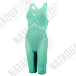 Speedo FS LZR PURE VALOR DOS OUVERT - FEMME Bleu/ Vert