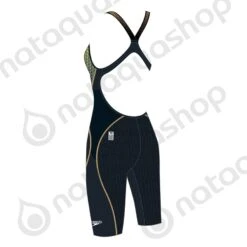 Speedo LZR PURE INTENT DOS OUVERT - FEMME Black/fluo Yellow/jade -TURBO Soldes Magasin 11974f313b