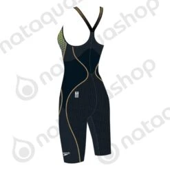 Speedo LZR PURE INTENT DOS FERME - FEMME Black/fluo Yellow/jade/rose Gold -TURBO Soldes Magasin 11975f313b