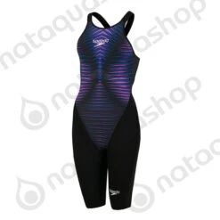 Speedo LZR PURE VALOR DOS OUVERT - FEMME Noir/bleu