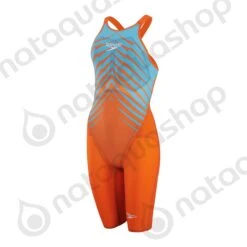 Speedo FS LZR PURE VALOR DOS OUVERT - FEMME Orange / Bleu