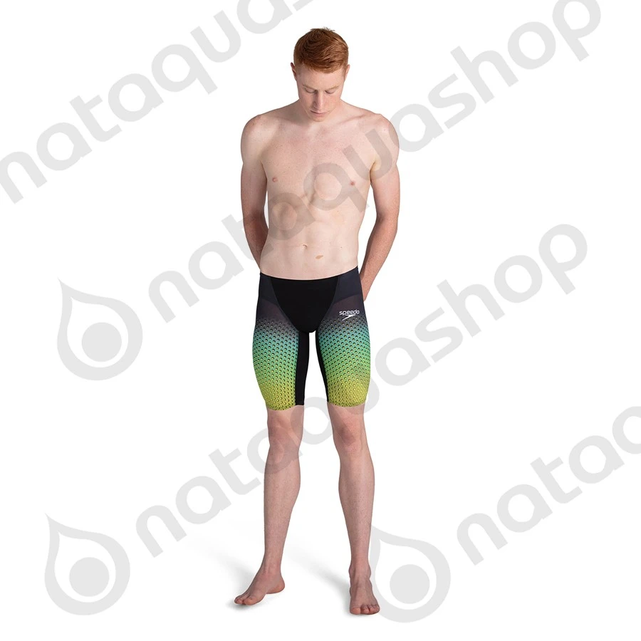 Speedo LZR PURE VALOR JAMMER Black/fluo Yellow/jade 2 Speedo LZR PURE VALOR JAMMER Black/fluo Yellow/jade – Image 2
