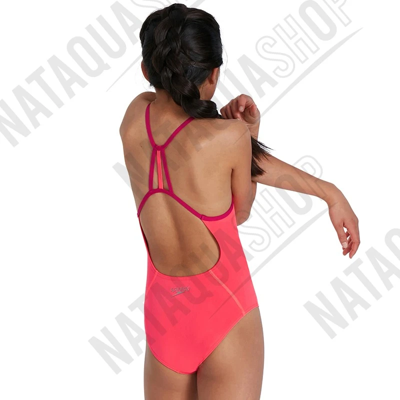 Speedo ECO+ LANE LINE BACK SOLID - JUNIOR FILLE 2 Speedo ECO+ LANE LINE BACK SOLID - JUNIOR FILLE – Image 2