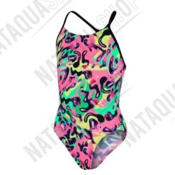 Speedo END+ SQUIGGLE SPL LINEBACK - JUNIOR FILLE