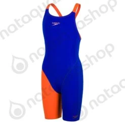 Speedo FASTSKIN ENDURANCE+ OPENBACK KNEESKIN Blue/Orange