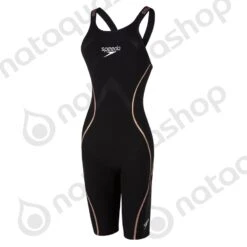 Speedo LZR PURE INTENT DOS OUVERT - FEMME Black/ Gold