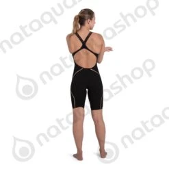 Speedo LZR PURE INTENT DOS OUVERT - FEMME Black/fluo Yellow/jade -TURBO Soldes Magasin 8 11974f313 x6