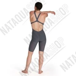 Speedo FS LZR PURE VALOR DOS OUVERT - FEMME Gris/Vert -TURBO Soldes Magasin 8 11978h147 b 1
