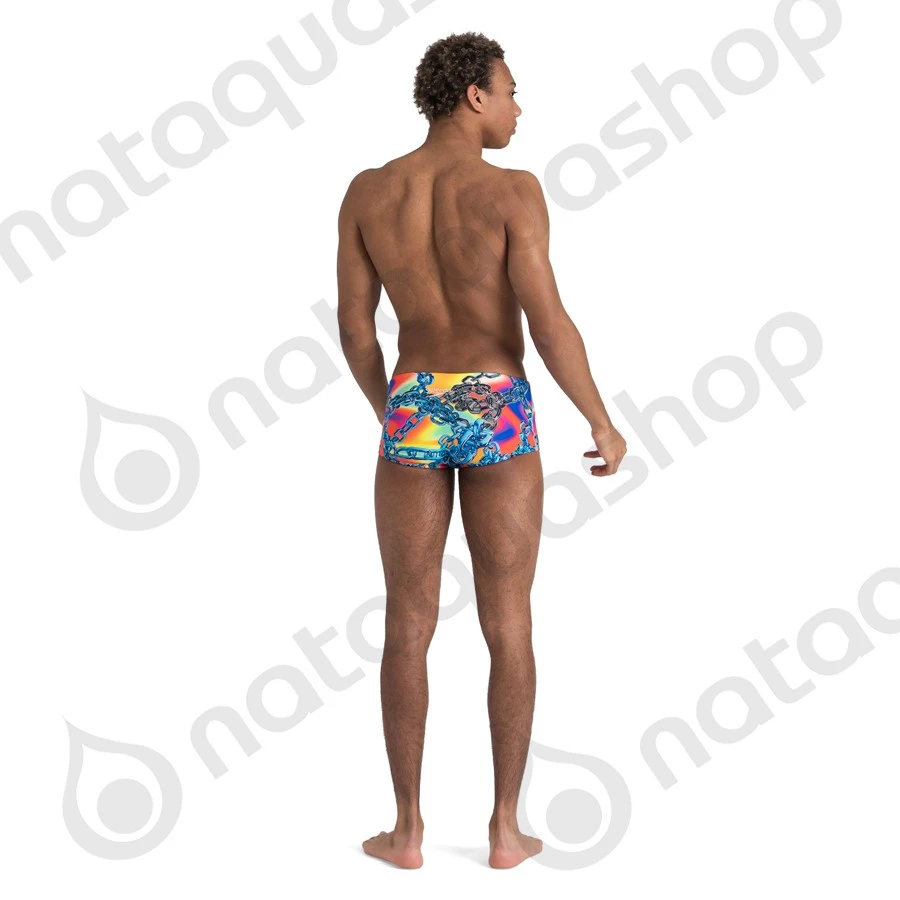 Speedo END CLUB TRAINING ALLOVER 17 CM Bleu/rouge 3 Speedo END CLUB TRAINING ALLOVER 17 CM Bleu/rouge – Image 3