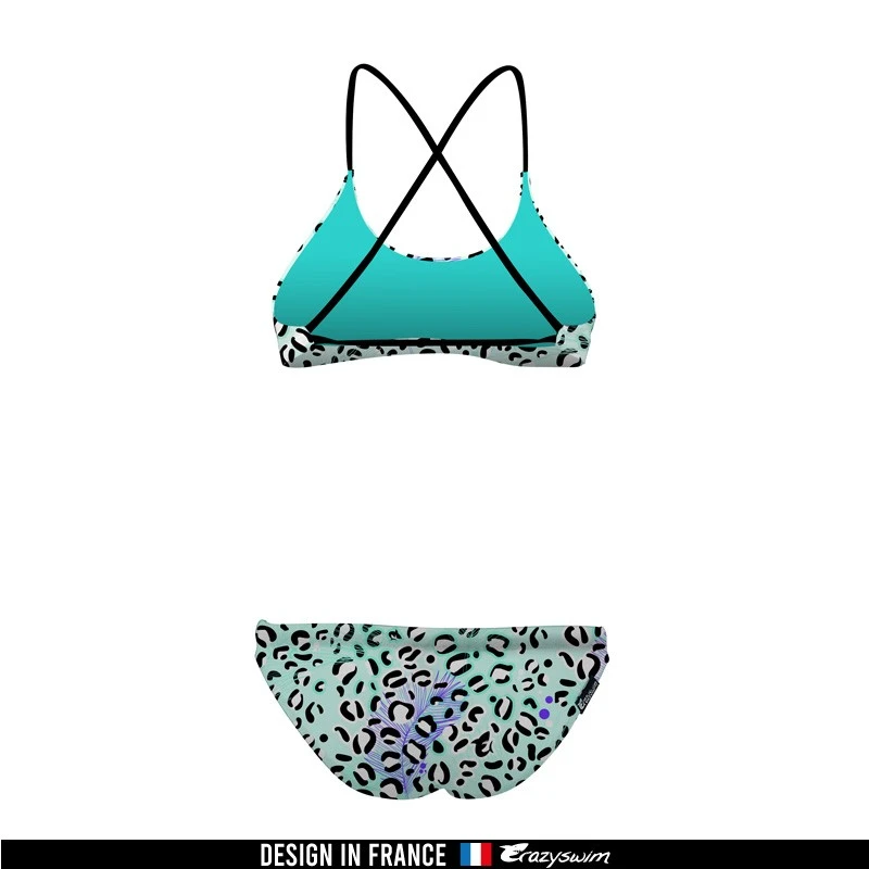 AMAZONE JUNGLE - BLEU MENTHE/VIOLET 2 AMAZONE JUNGLE - BLEU MENTHE/VIOLET – Image 2