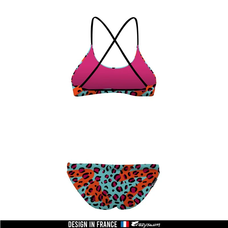 AMAZONE JUNGLE - ORANGE/BLEU 2 AMAZONE JUNGLE - ORANGE/BLEU – Image 2