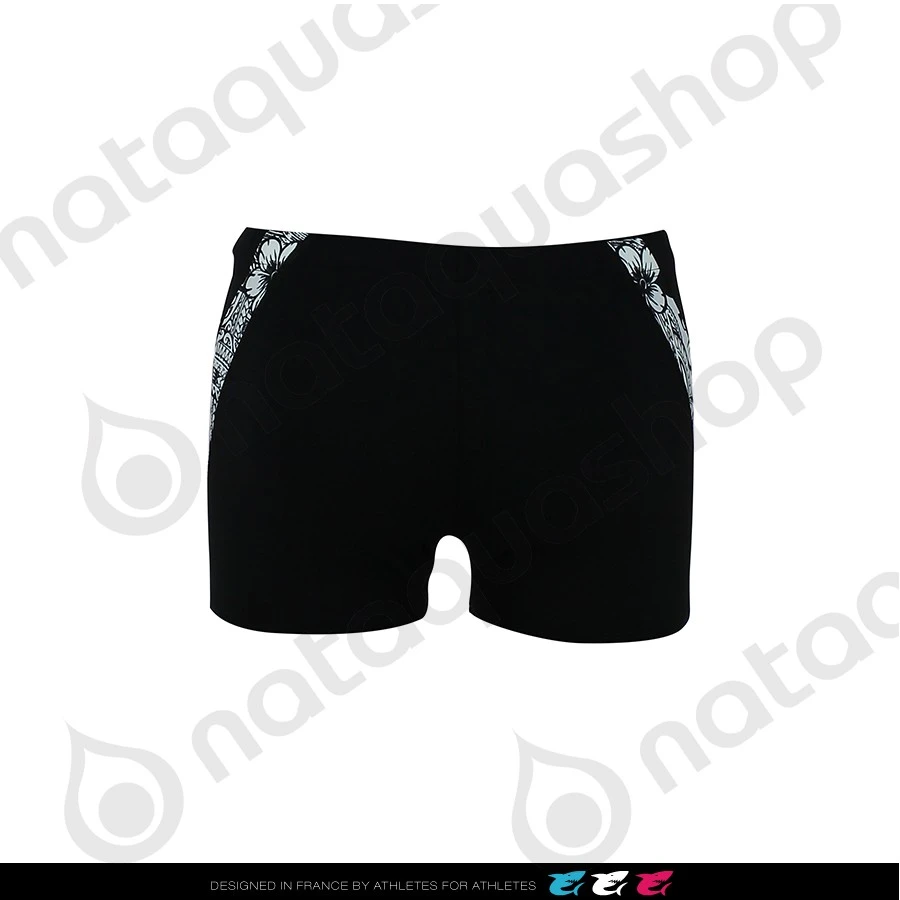 FLOWER MAT PANEL SHORT - HOMME Blanc 2 FLOWER MAT PANEL SHORT - HOMME Blanc – Image 2