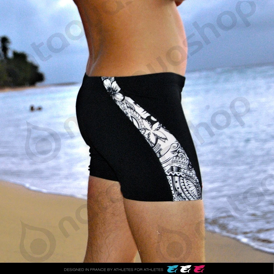 FLOWER MAT PANEL SHORT - HOMME Blanc 3 FLOWER MAT PANEL SHORT - HOMME Blanc – Image 3